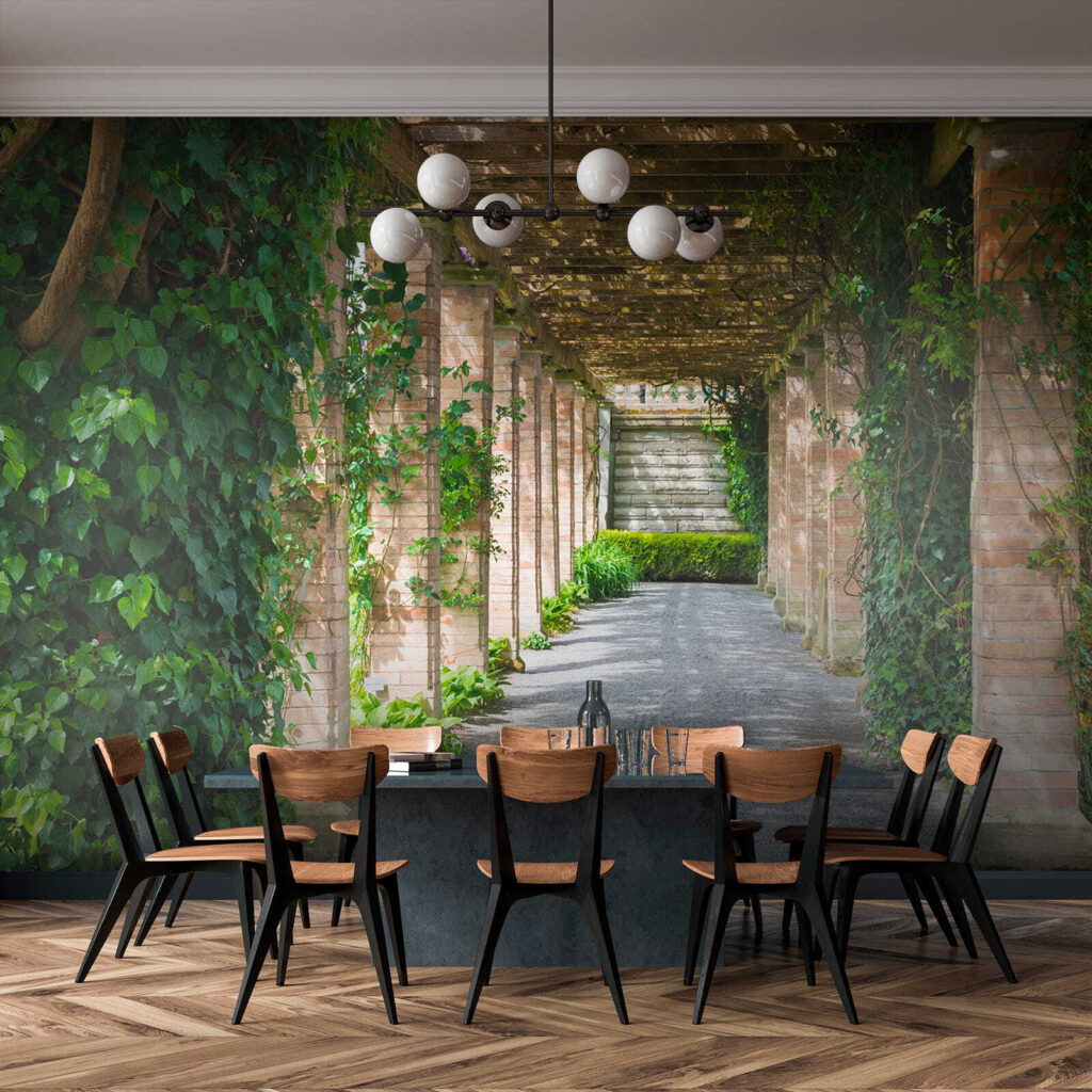 Ösvény pergola alatt — lakásbelső 5