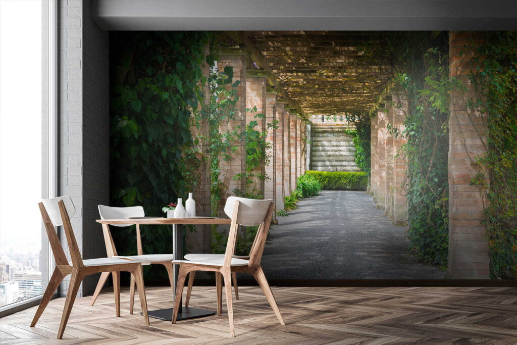 Ösvény pergola alatt — lakásbelső 6