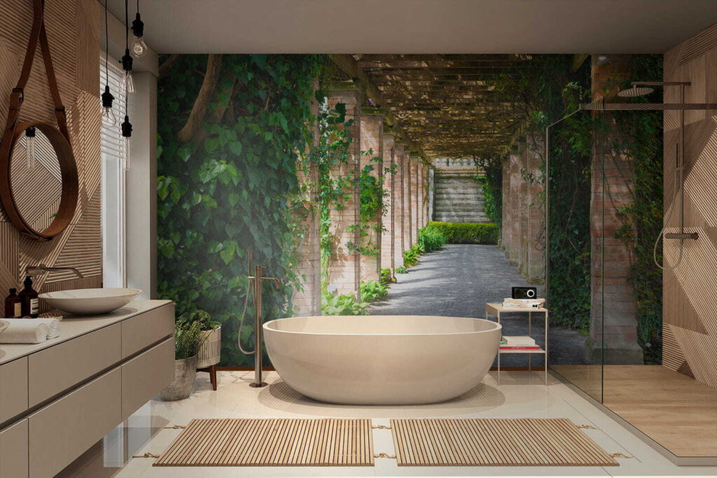Ösvény pergola alatt — lakásbelső 7