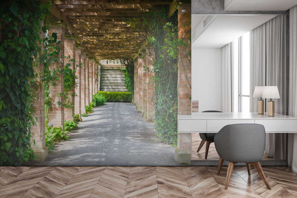 Ösvény pergola alatt — lakásbelső 9