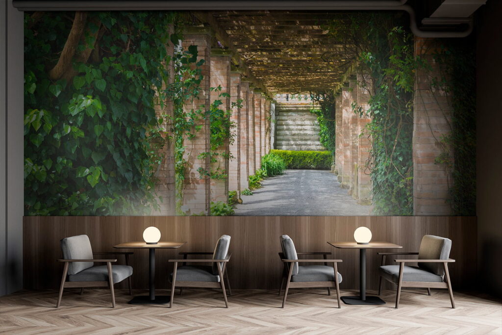 Ösvény pergola alatt — lakásbelső 10