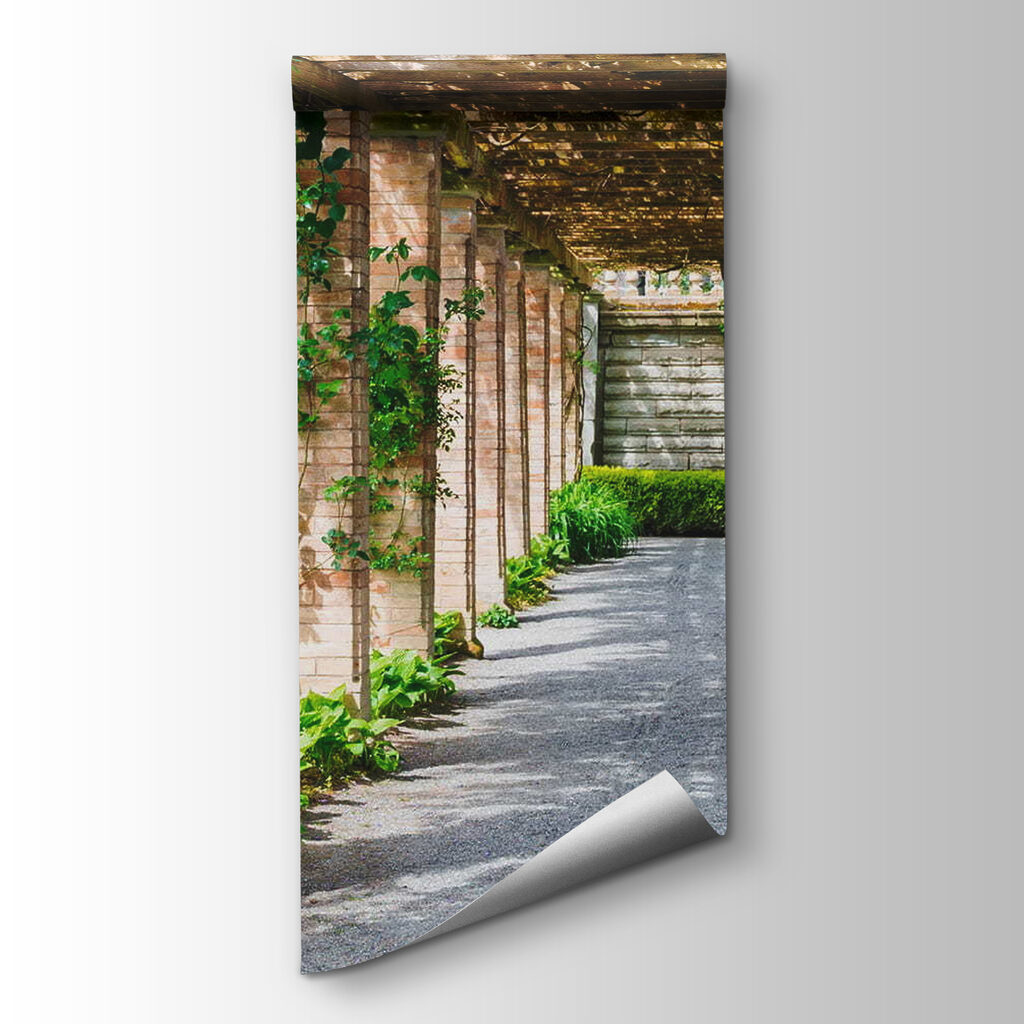 Ösvény pergola alatt — termékábrázolás