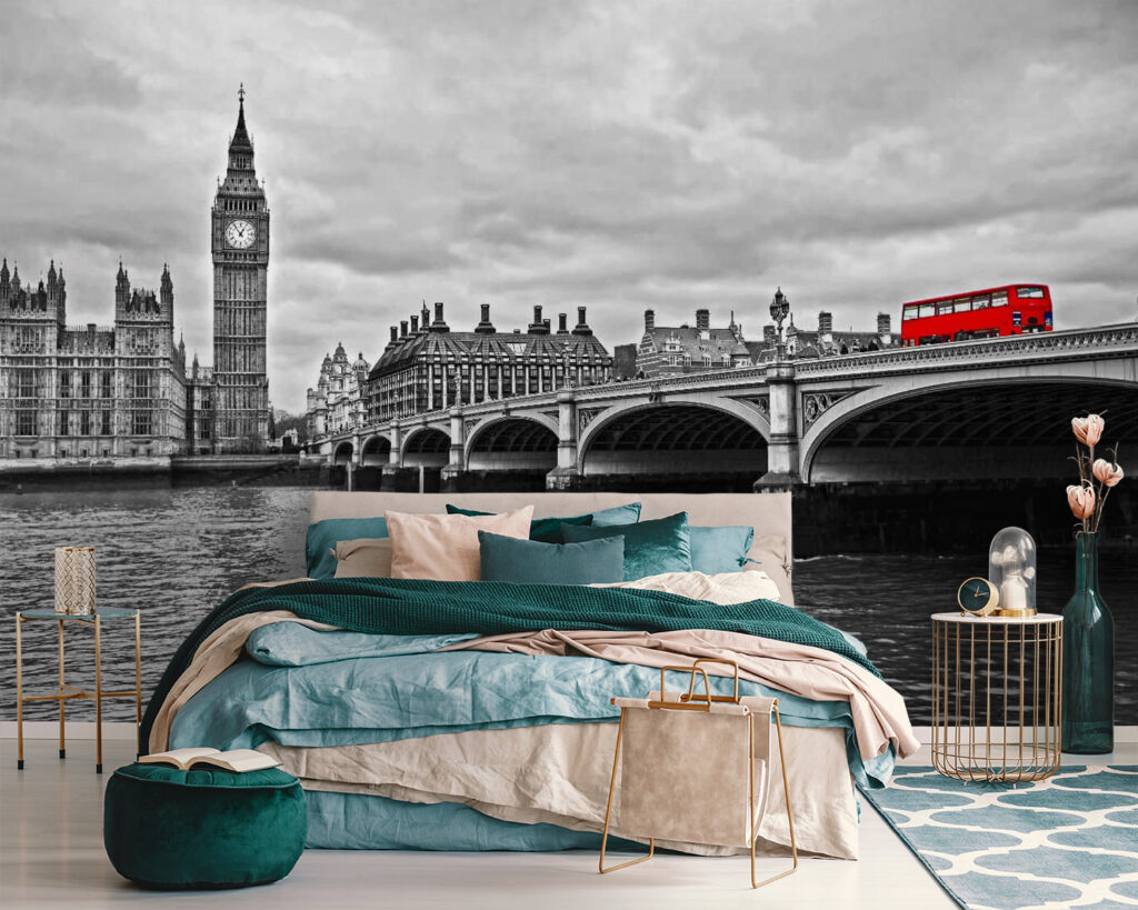 Piros busz Westminster mellett — lakásbelső 2