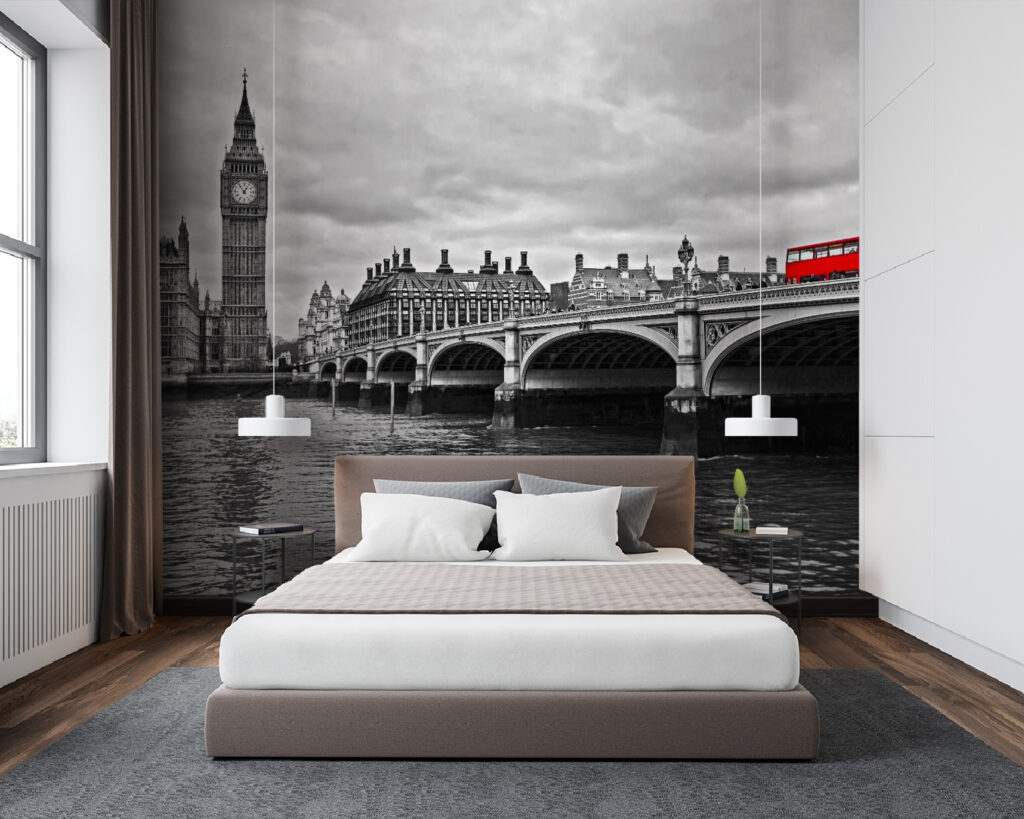 Piros busz Westminster mellett — lakásbelső 4