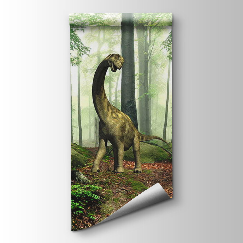 Dinoszauruszok napos erdőben — termékábrázolás