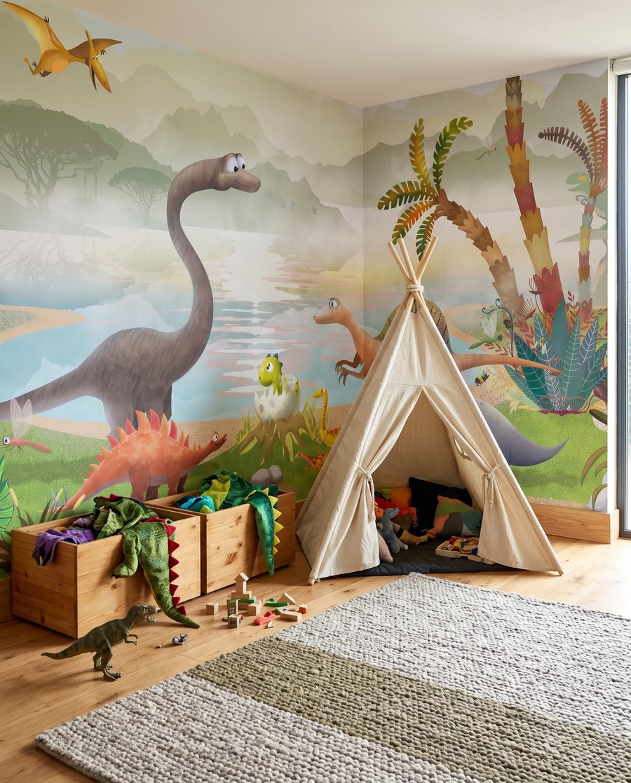 Dinoszauruszok a tó partján — lakásbelső 4