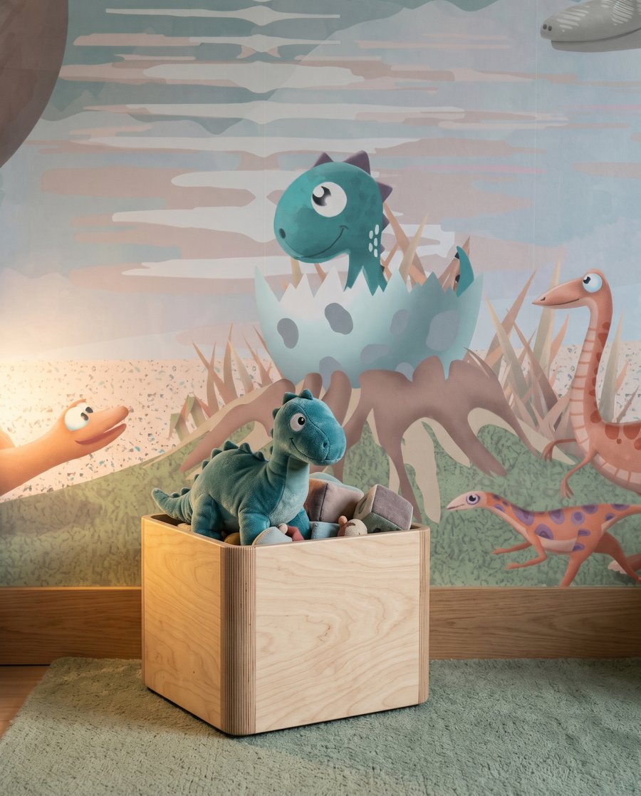Dinoszauruszok a tó partján — részlet