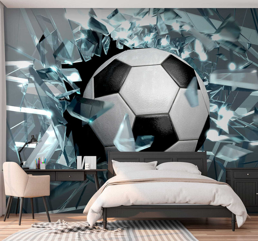 Futball szilánkok között — lakásbelső 2