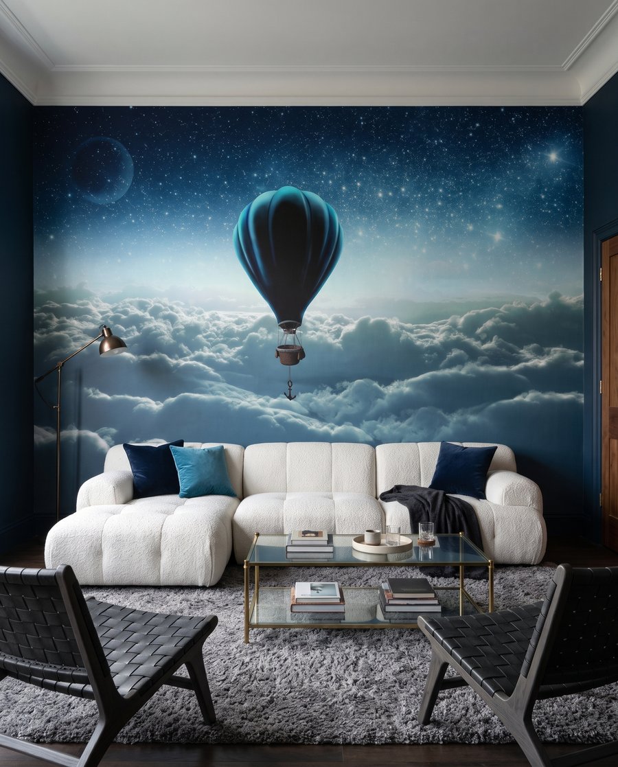 Hőlégballon a csillagok alatt — lakásbelső 2