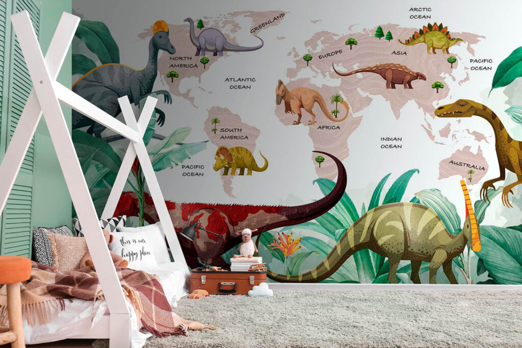 Felfedezőút dinoszauruszokkal — lakásbelső 3