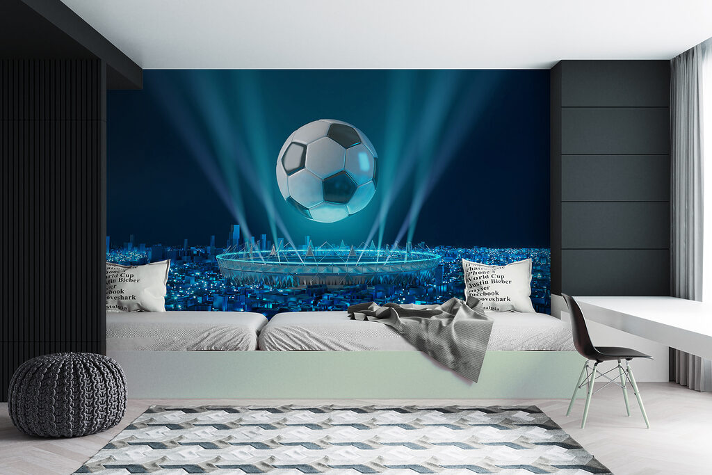 Labda fényes stadion fölött — lakásbelső 4