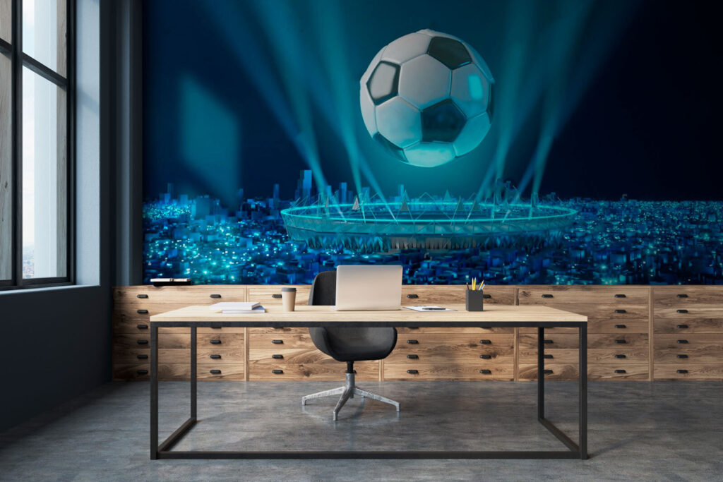 Labda fényes stadion fölött — lakásbelső 3