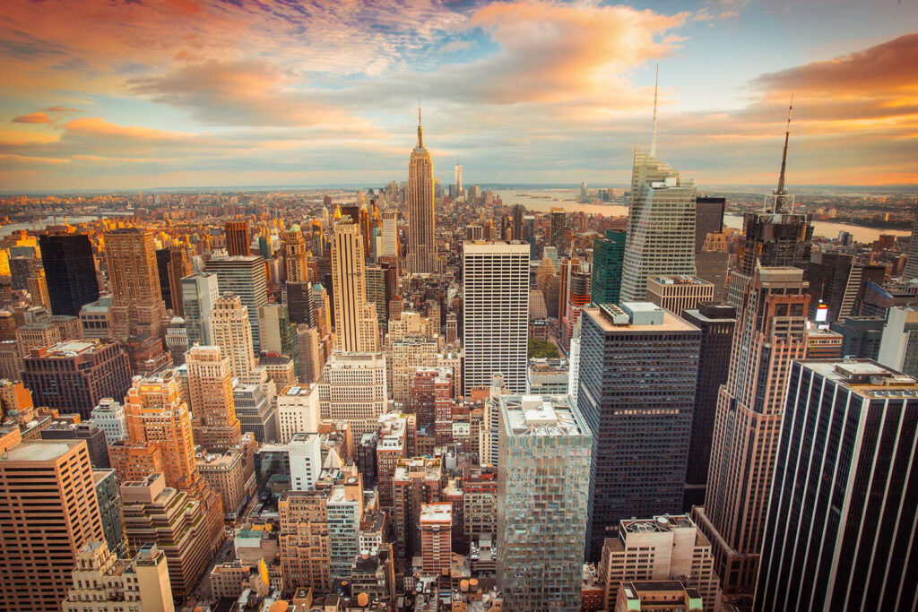 New York esti fényben — teljes motívum