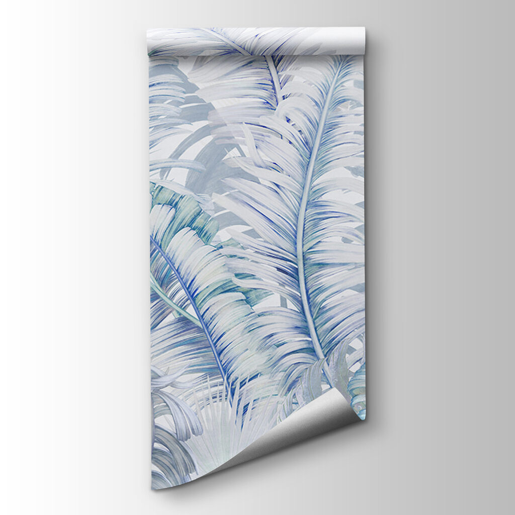 Pálmalevelek finom ívekben — termékábrázolás