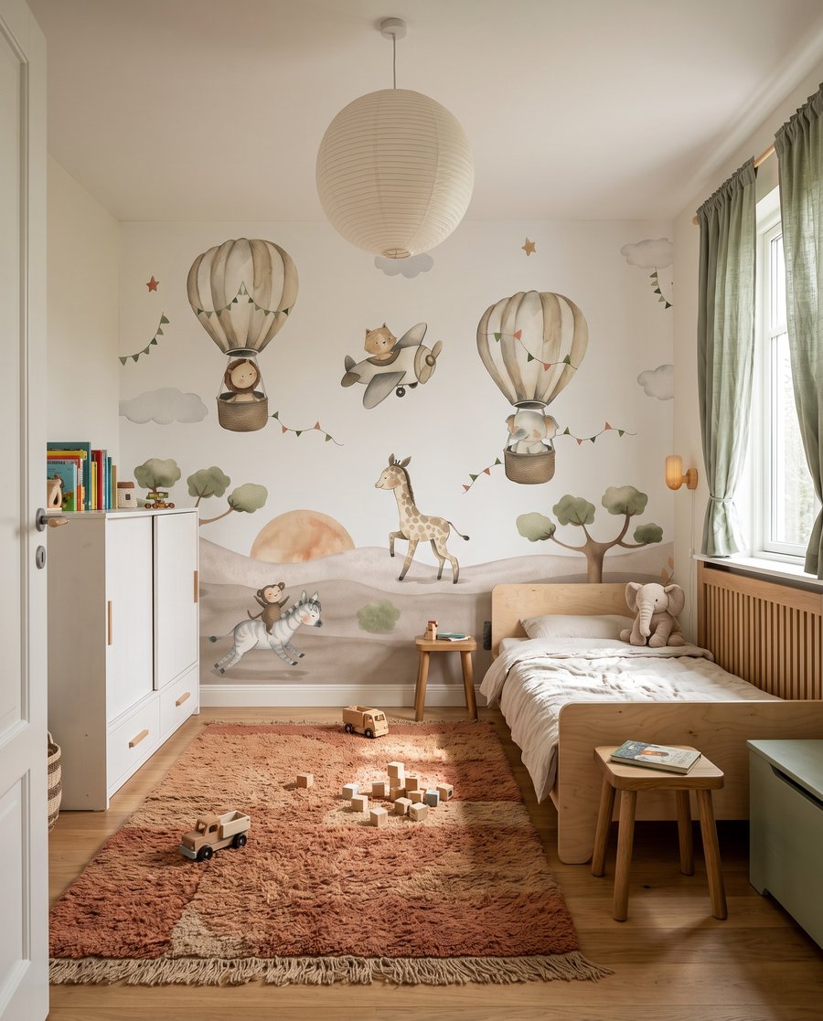 Szafari léggömbök alatt — lakásbelső 3