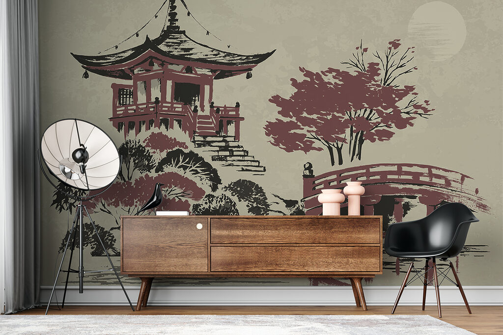 Pagoda vörös híddal — lakásbelső 5