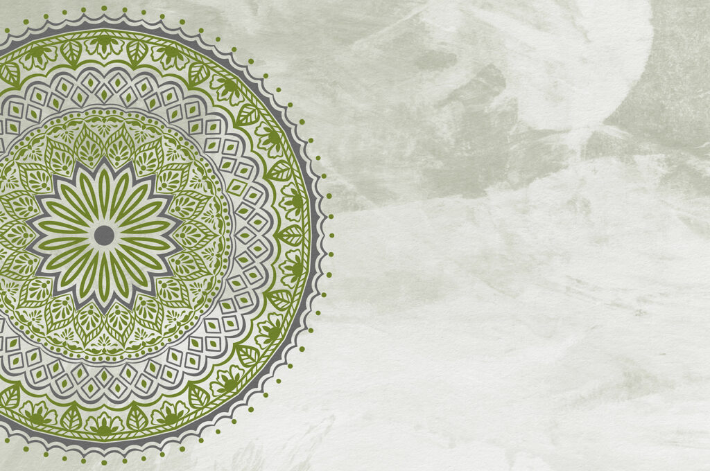 Mandala a szélen — teljes motívum