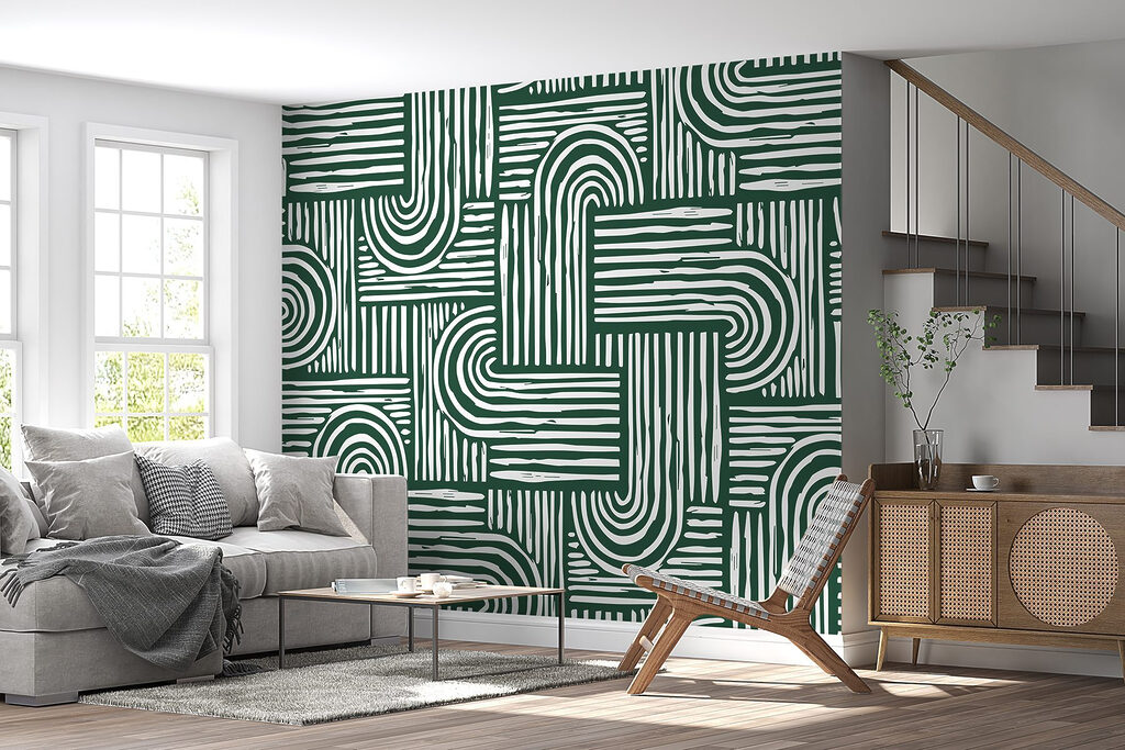 Finom ívelt vonalak — lakásbelső 3