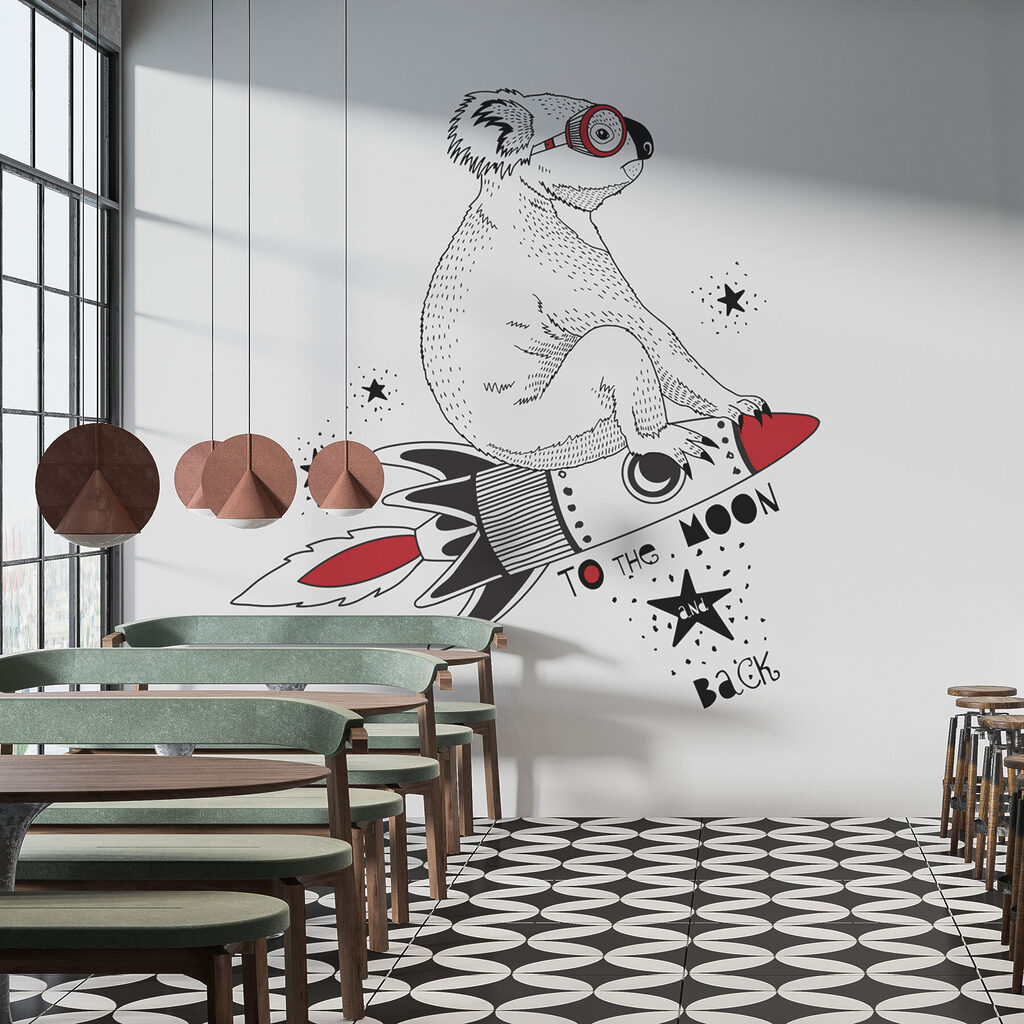 Koala egy rakétán — lakásbelső 2