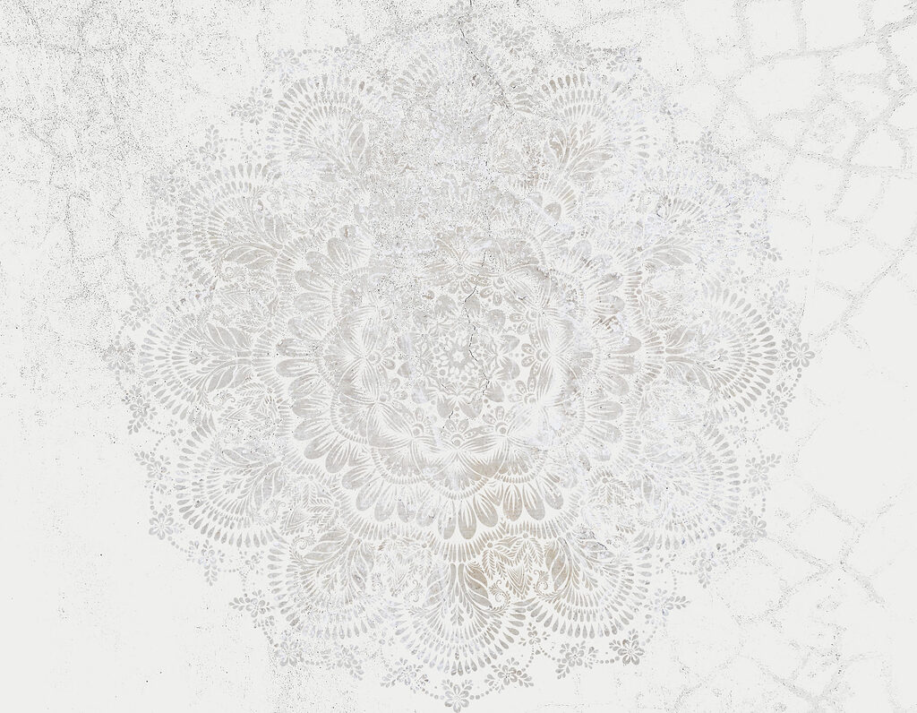 Halvány mandala — teljes motívum