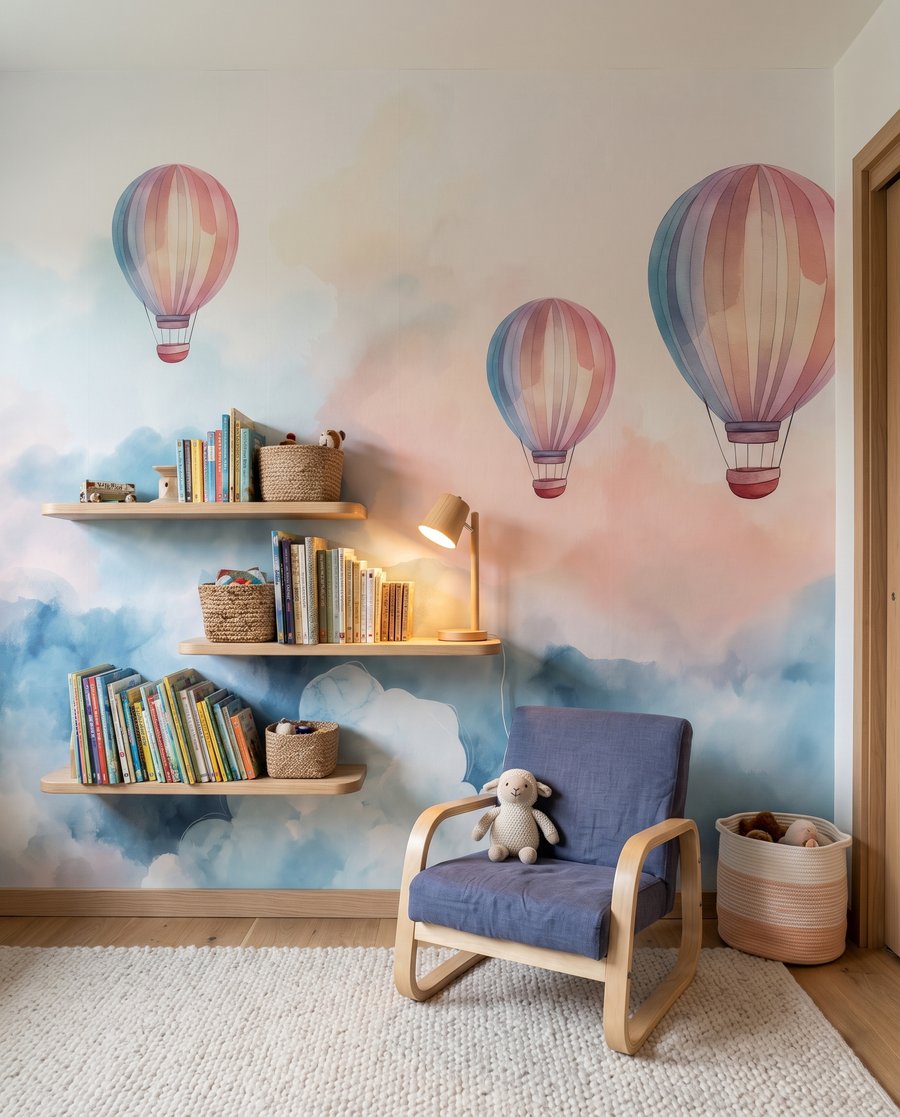Hőlégballonok a felhők felett — lakásbelső 6