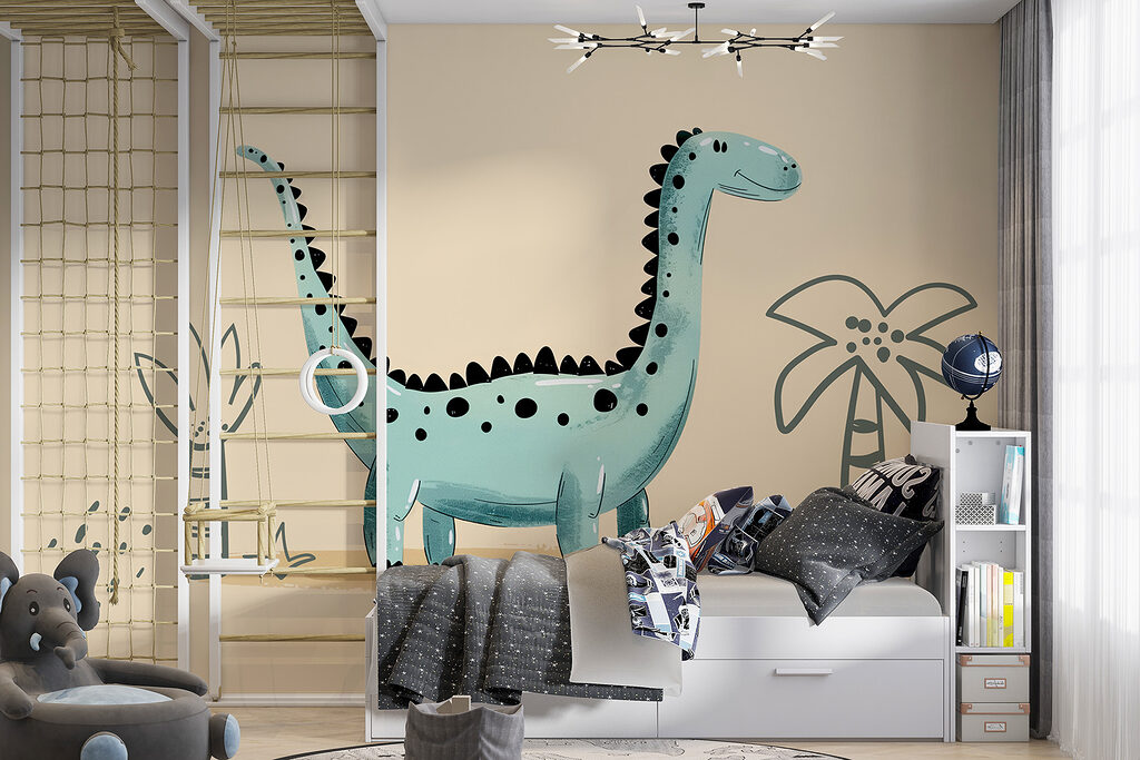 Hosszúnyakú dinoszaurusz — lakásbelső 2