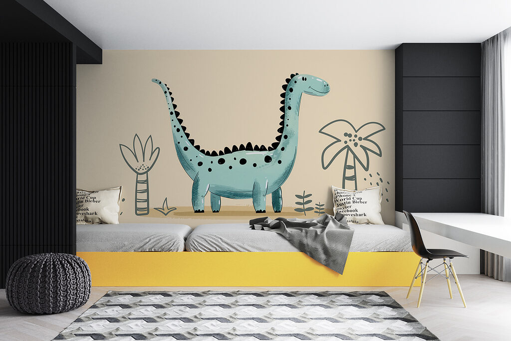 Hosszúnyakú dinoszaurusz — lakásbelső 3