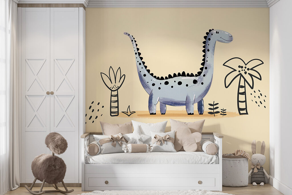 Hosszúnyakú dinoszaurusz — lakásbelső 1