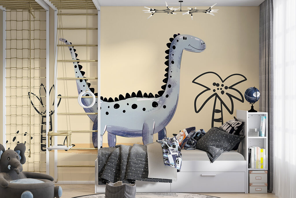 Hosszúnyakú dinoszaurusz — lakásbelső 2
