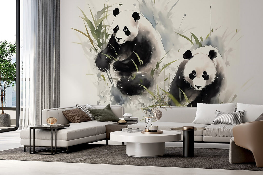 Két panda bambusz között — lakásbelső 2