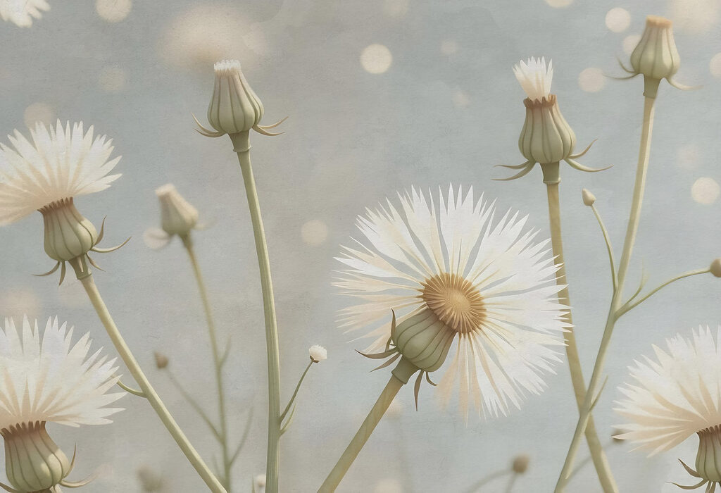 Pihés virágok fényben — teljes motívum