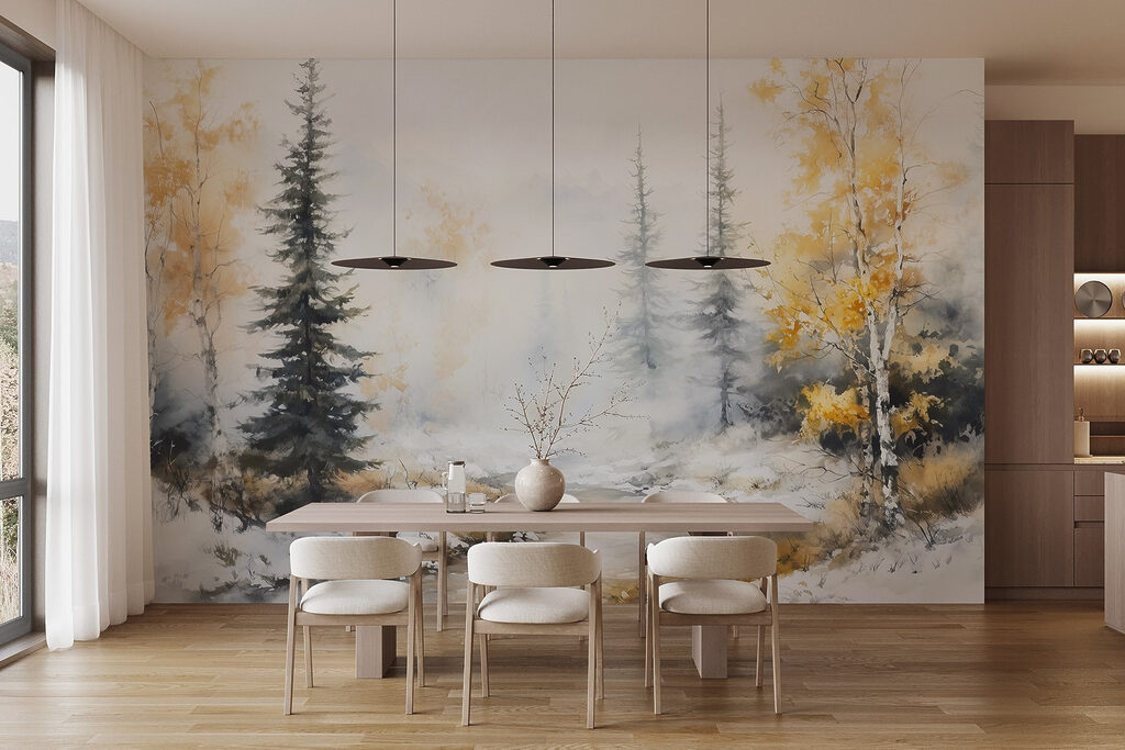 Téli patak fák között — lakásbelső 6