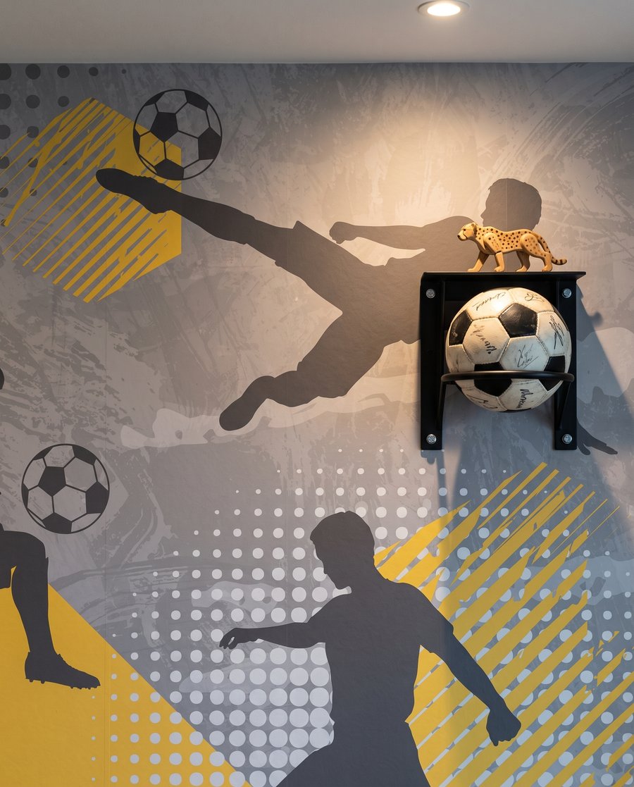 Futballozók mozgásban — részlet