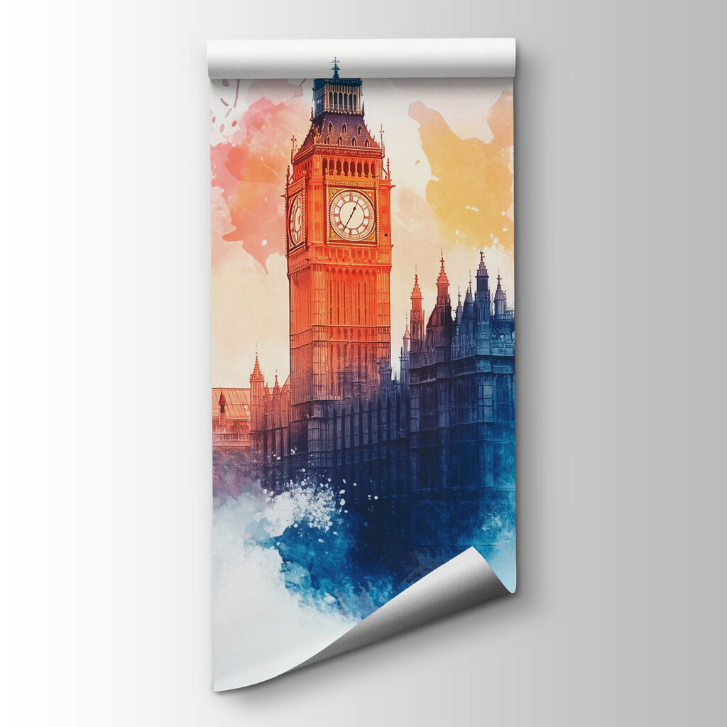 Big Ben festékfoltokkal — termékábrázolás