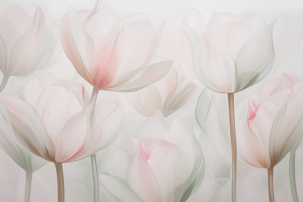 Áttetsző tulipánok — teljes motívum