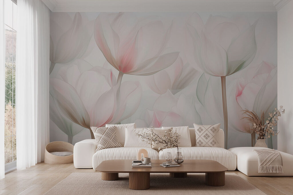 Áttetsző tulipánok — lakásbelső 3