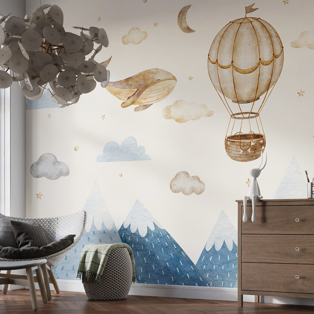 Bálna és hőlégballon — lakásbelső 1