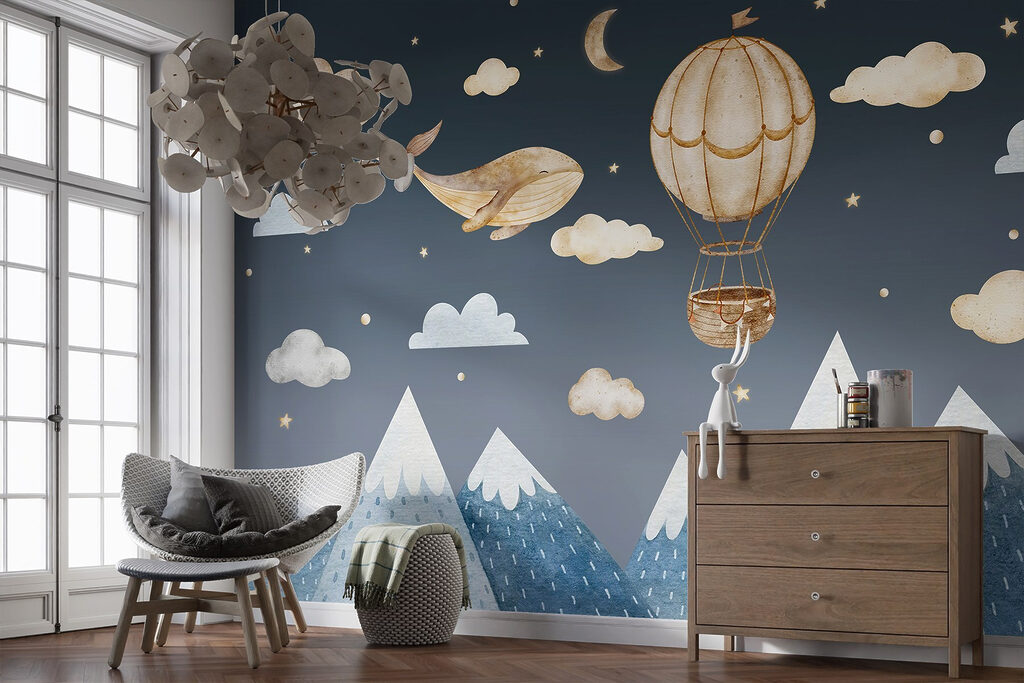 Bálna és hőlégballon — lakásbelső 2
