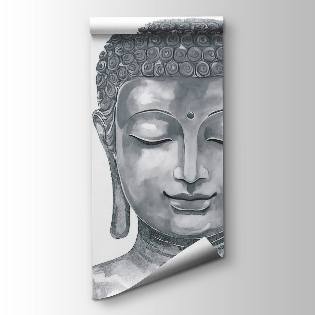 Buddha telt virágok között — termékábrázolás