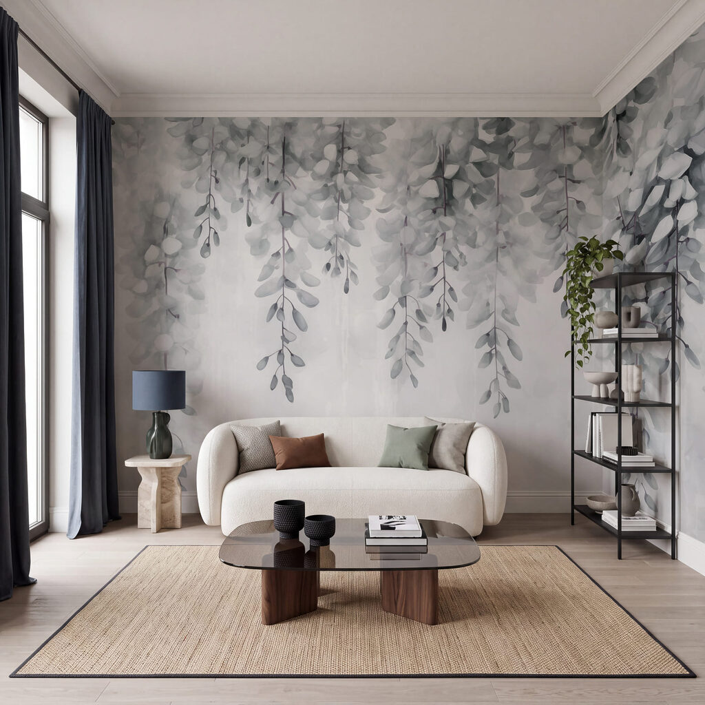 Függő virágfürtök — lakásbelső 3