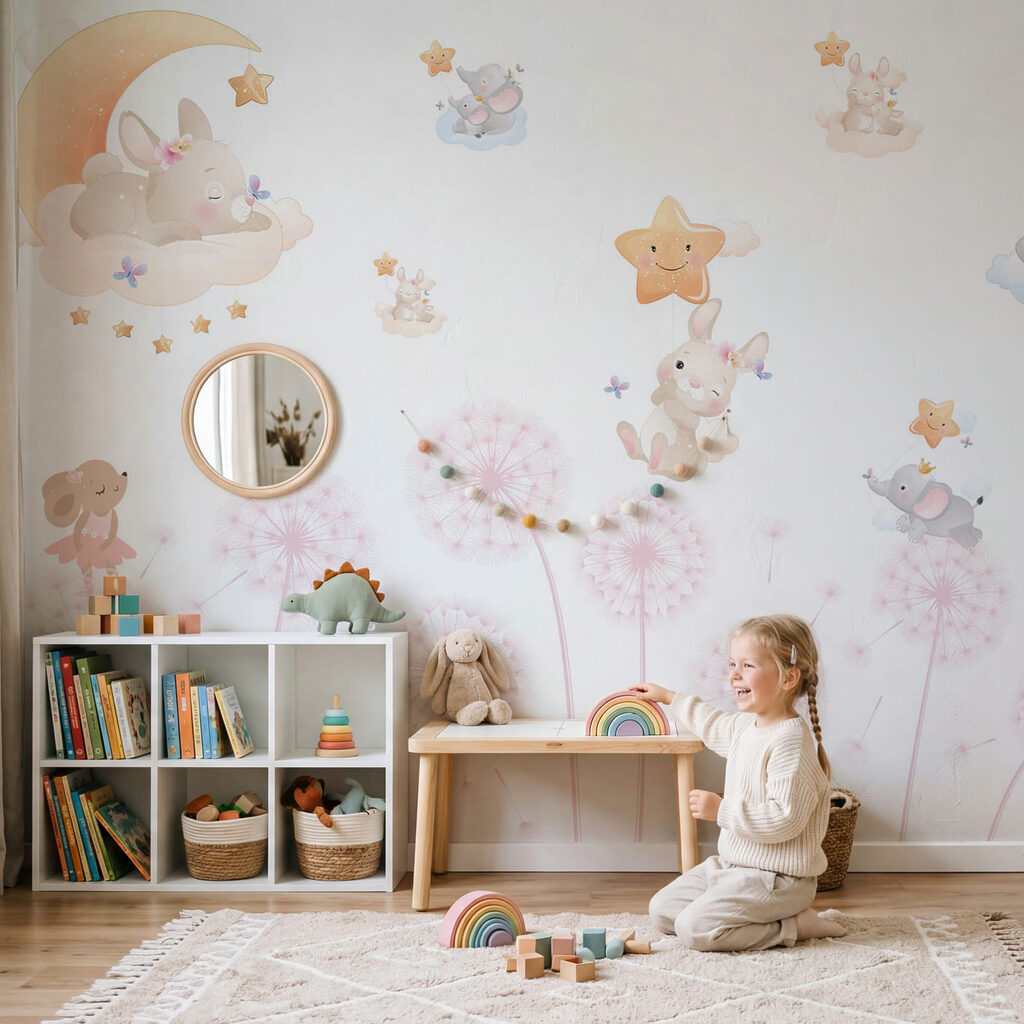 Álomállatok pitypangok felett — lakásbelső 2