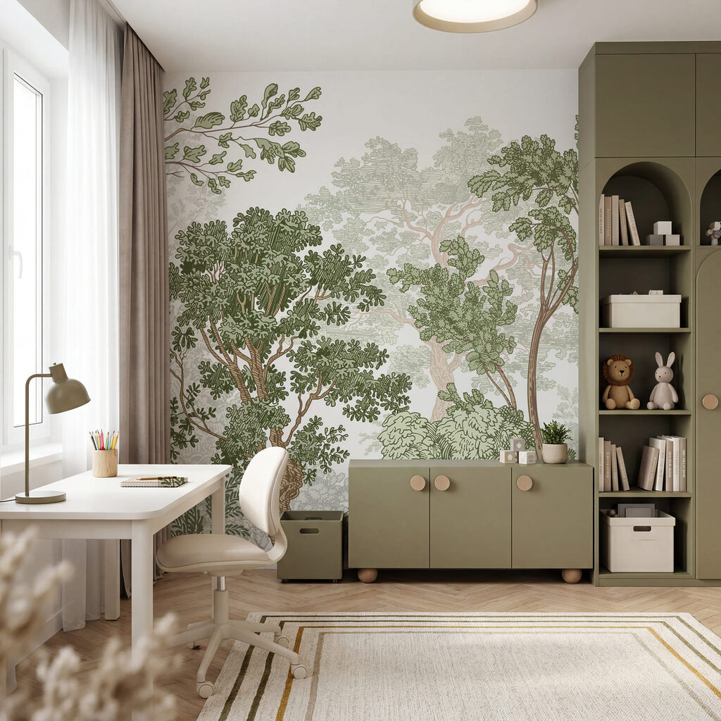 Kert finom vonalakkal — lakásbelső 3