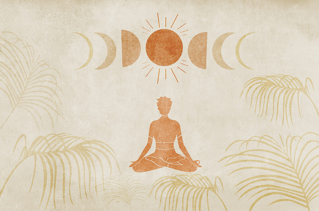 Meditáció a holdfázisok alatt — teljes motívum