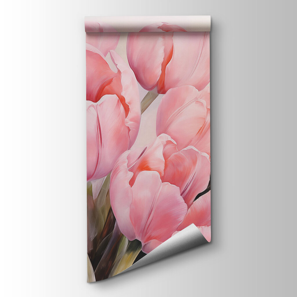 Sűrű rózsaszín tulipánok — termékábrázolás