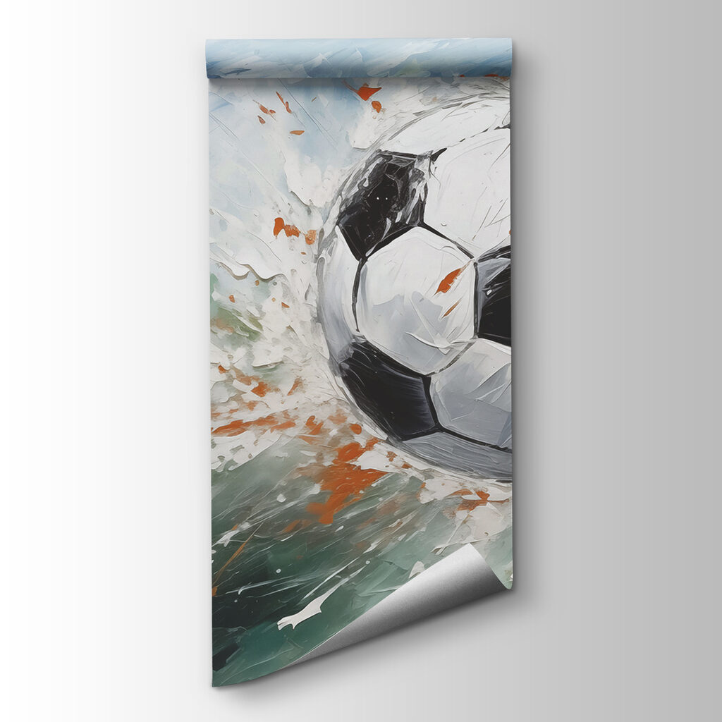 Futball festékviharban — termékábrázolás