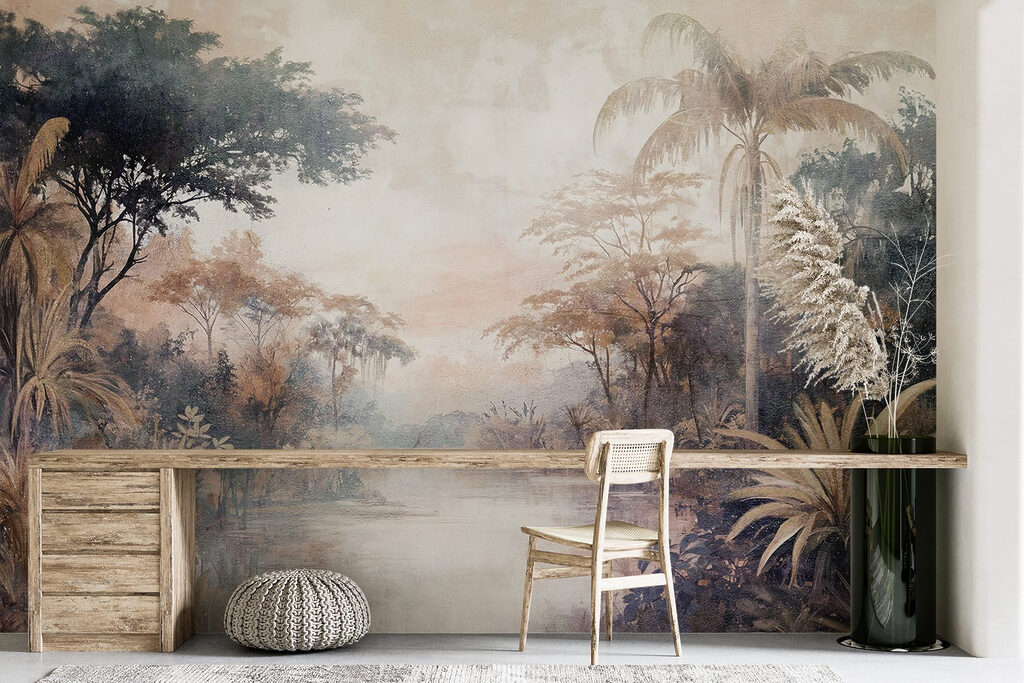 Ködös folyó pálmák között — lakásbelső 5