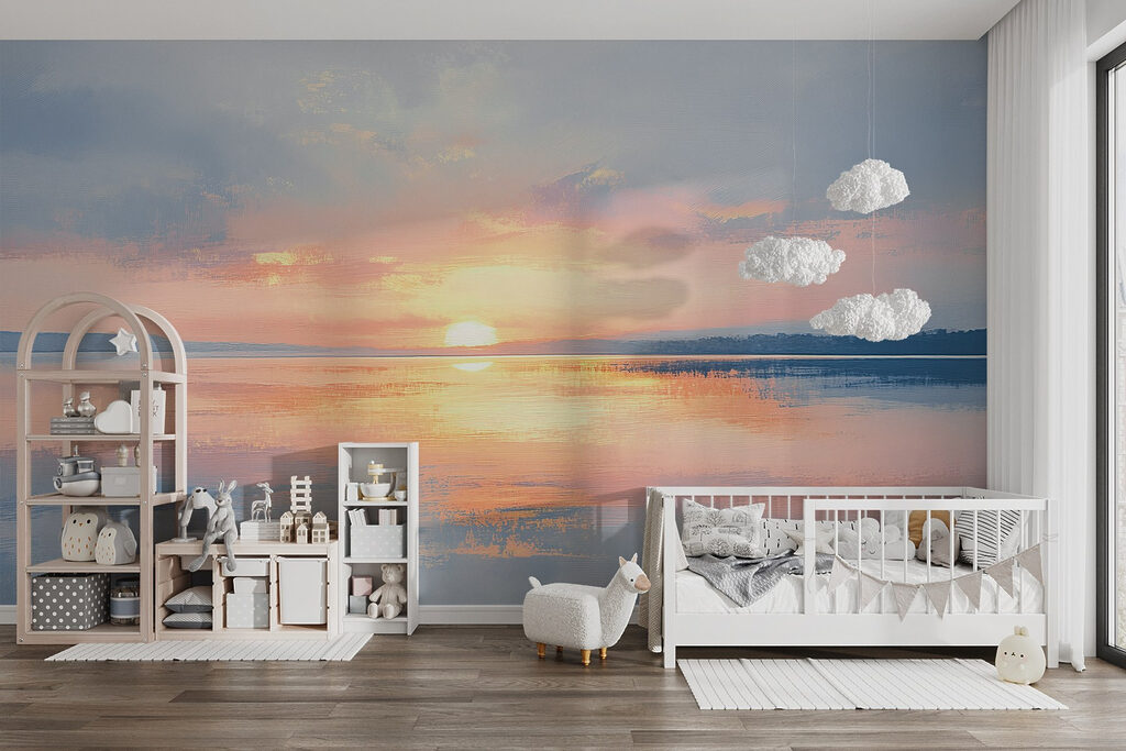Naplemente a tükörtavon — lakásbelső 4